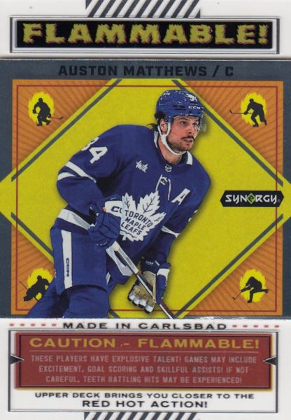 insert karta AUSTON MATTHEWS 23-24 Synergy Flammable číslo FL-12